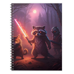 Fantasy Forest Animal Adventure Art Notebook