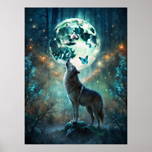 Fantasy Forest Animals Poster (Front)