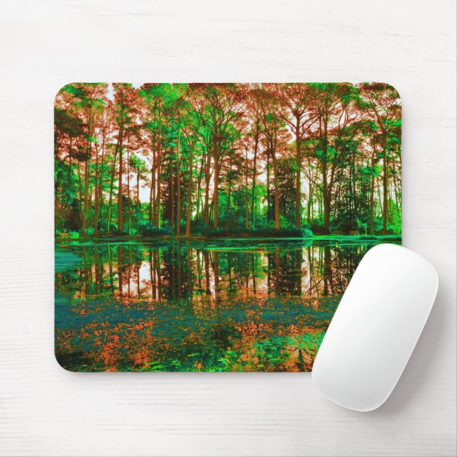 Fantasy Forest by Shirley Taylor Mouse Pad (With Mouse)