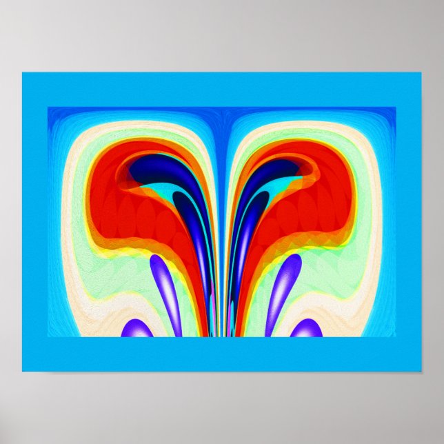 Fantasy fountain art poster (Front)