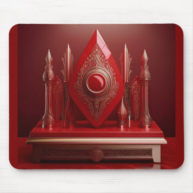 Fantasy Fountain Pen Display Mouse Pad (Front)