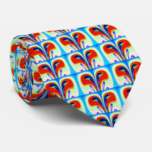 Fantasy fountains tie (Rolled)