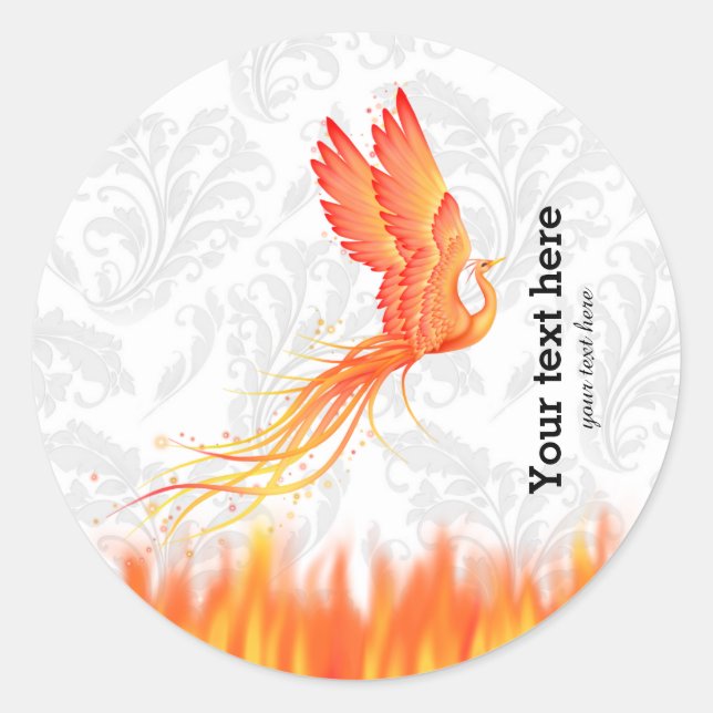 Fantasy friend classic round sticker (Front)