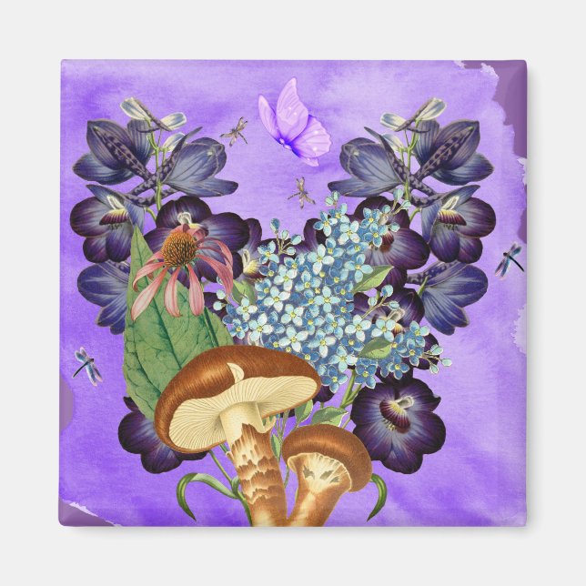 Fantasy Garden Print Magnet (Front)