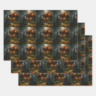 Fantasy gift wrapping paper