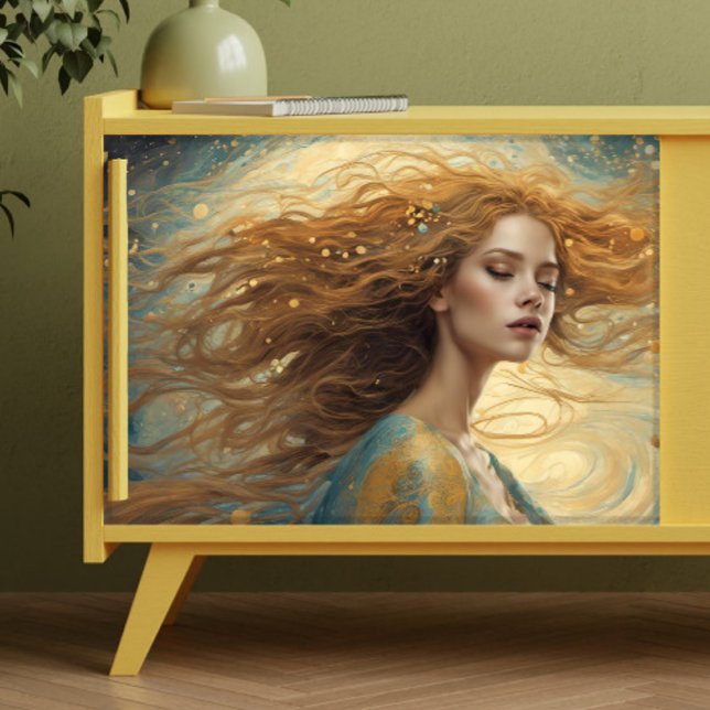 Fantasy Girl Decoupage Tissue Paper (Creator Uploaded)