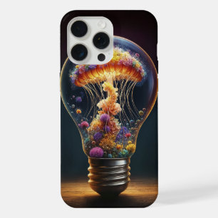 Fantasy glass bulb aquatic luminous creativity iPhone 15 pro max case