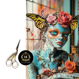 Fantasy Gothic Gargoyle Butterfly Wings Decoupage  Tissue Paper