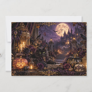 Fantasy Gothic Halloween Party Invitation