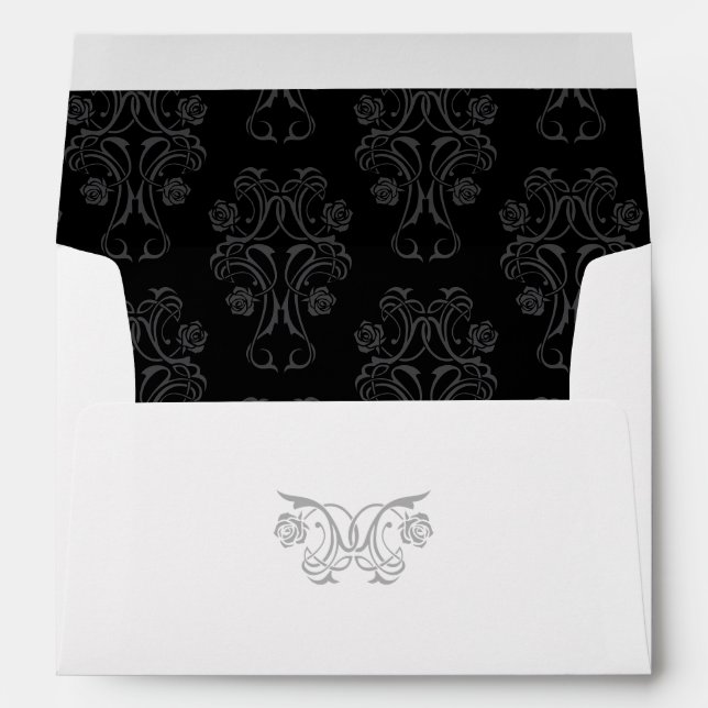 Fantasy Gothic Wedding Envelope (Back (Bottom))