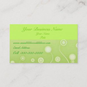Fantasy Green Business Card