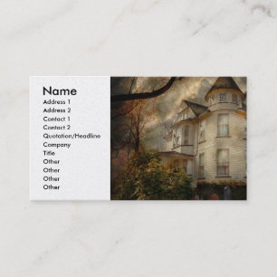 Fantasy - Haunted - The Caretakers House Business Card