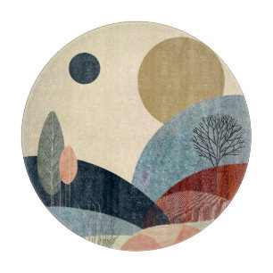 Fantasy Hills Landscape Cutting Board