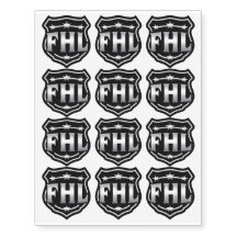 Fantasy Hockey League Shield -- FHL Logo