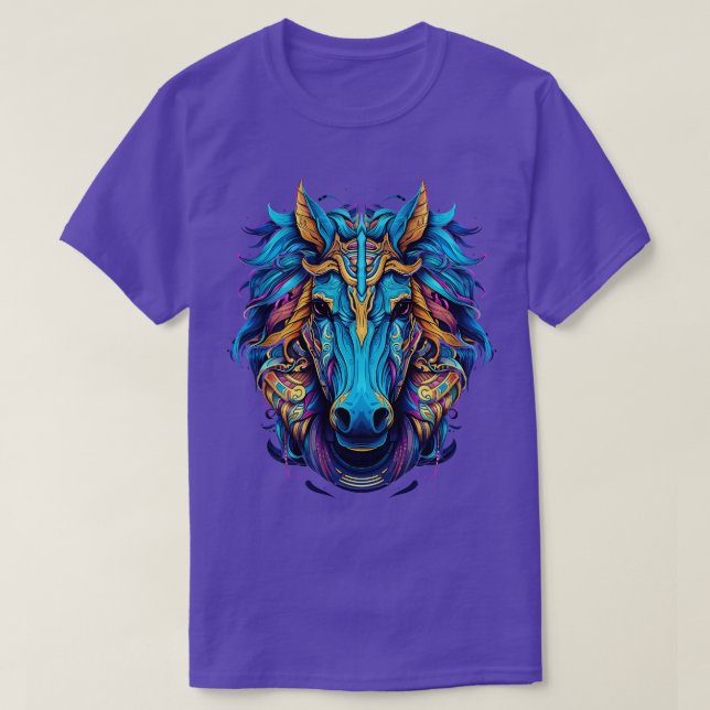 Fantasy Horse Portrait T-Shirt (Design Front)