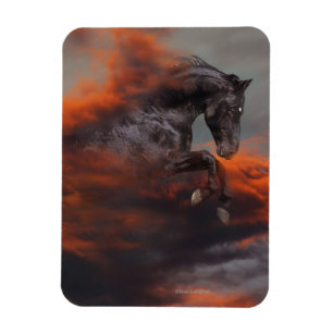 Fantasy Horses: Clouds Magnet