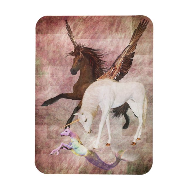 Fantasy Horses Magnet (Vertical)