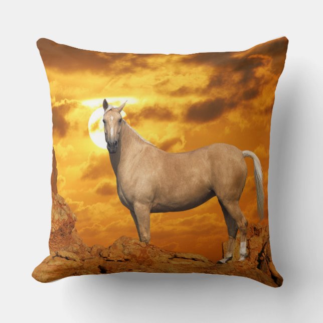 Fantasy Horses: Mountain Cushion (Front)