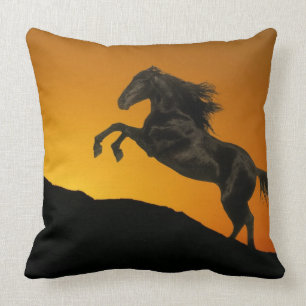 Fantasy Horses: Mountain Sunset Cushion