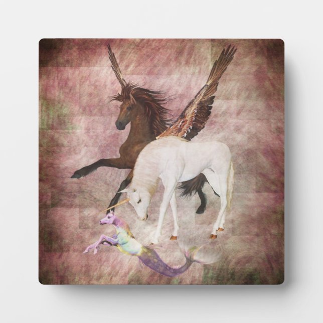 Fantasy Horses Plaque (Front)