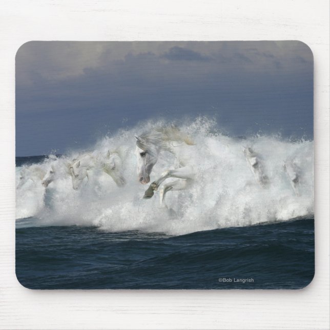 Fantasy Horses: Sea Mouse Pad (Front)