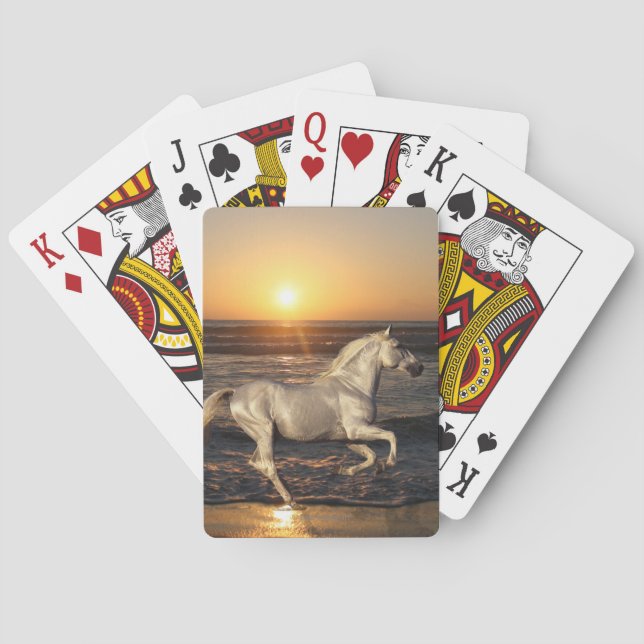 Fantasy Horses: Sunset Playing Cards (Back)
