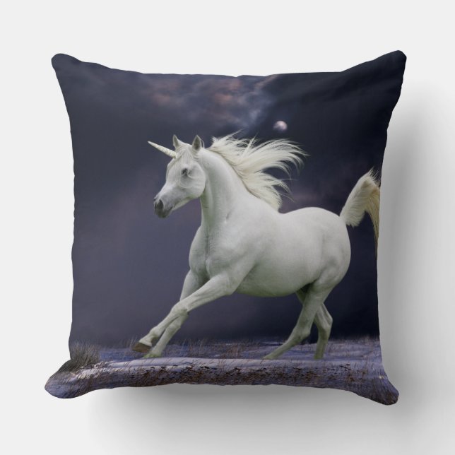Fantasy Horses: Unicorn Cushion (Front)