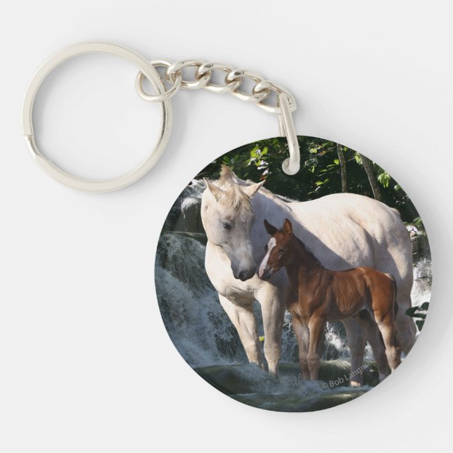 Fantasy Horses: Waterfall Key Ring (Front)
