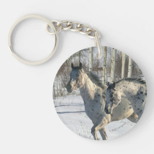 Fantasy Horses: Winter Wonderland Key Ring