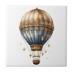 Fantasy Hot Air Balloon  Ceramic Tile