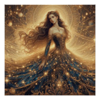 Fantasy illustration of princess
