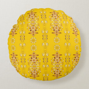Fantasy illustration. Orient raster classic vintag Round Cushion