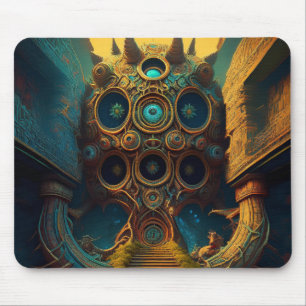 Fantasy Image: Entrance To Mysterious Chamber Mouse Pad