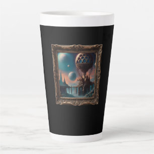 Fantasy Image Of A Strange Interstellar Structure Latte Mug