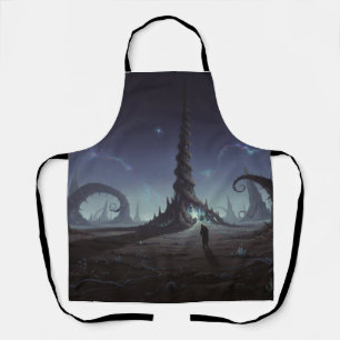 Fantasy Image:Stunted Growth On A Barren Landscape Apron