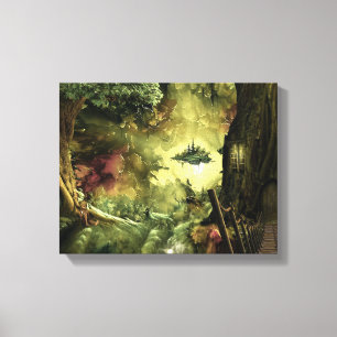 Fantasy in the Amazon Canvas Print