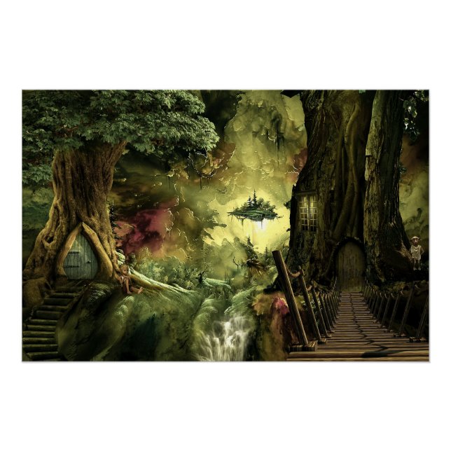 Fantasy in the Amazon Poster (Front)