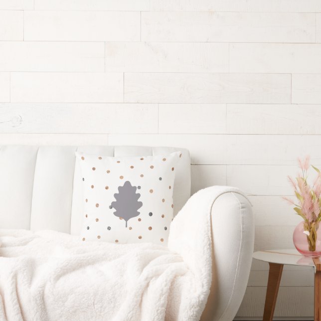 Fantasy-inspired botanical elements cushion (Couch)