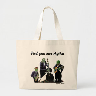 Fantasy Jazz Blues Musicians Music Art Tote Bag