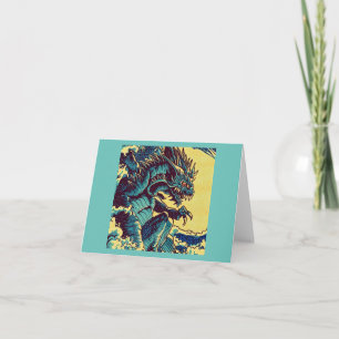 Fantasy Kaiju Anime - Woodcut 1 Card
