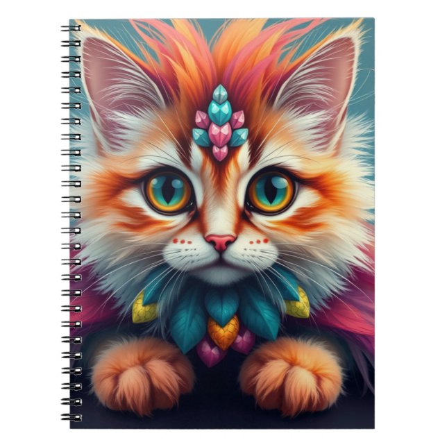 Fantasy Kitten Notebook (Front)