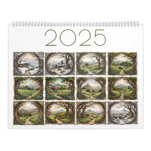 Fantasy Landscape 2025 Calendar