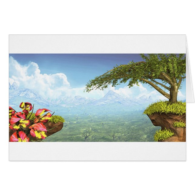 Fantasy Landscape I card (Front Horizontal)