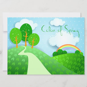 Fantasy landscape, invitation