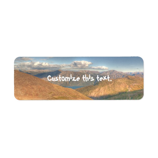 Fantasy Landscape Return Address Label (Front)