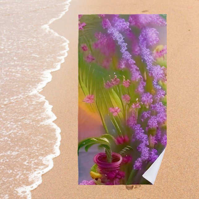 Fantasy landscape, tropic and dreamy   beach towel (Creator Uploaded)