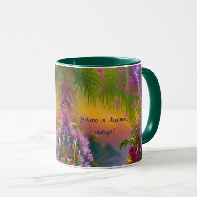 Fantasy landscape, tropic and dreamy    mug (Front Right)