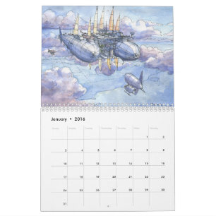 Fantasy Landscapes Calendar