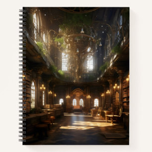 Fantasy Library Notebook