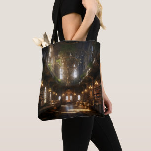 Fantasy Library Tote Bag